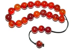 Jeannieparnell N106 - Greek Style Loose Strung Prayer Beads 10mm Natural Agate Gemstone Beads Handmade