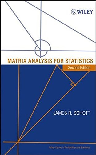 Matrix Analysis 2E (Wiley Series in Probability and Statistics) by Schott (2004-12-29)