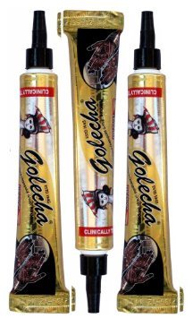 3 x NATURAL GOLECHA BRAND TUBES / QUICK DRY INSTANT B.L.A.K COLOR