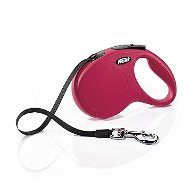 flexi Classic Laisse/Corde pour Chien Rouge 5 m Max. 25 kg Taille M