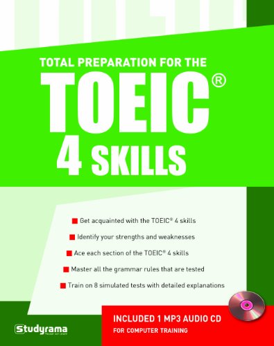 Télécharger Total Preparation for the TOEIC 4 Skills (1CD audio MP3) Gratuit