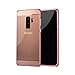 Produktbild WIWJ Galaxy S9 Plus Spiegel Hülle,Galaxy S9 Plus Metall Cover, Handyhülle Spiegel Metall Case Cover 2 in 1 Aluminium Rahmen PC Bumper Case Schutzhülle für Samsung Galaxy S9 Plus-Roségold