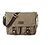 Produktbild Nasis Fashion Unisex Retro Canvas Leder Schultertasche Alltagtasche Umhängetasche Messager Tasche AL4050 (grün)