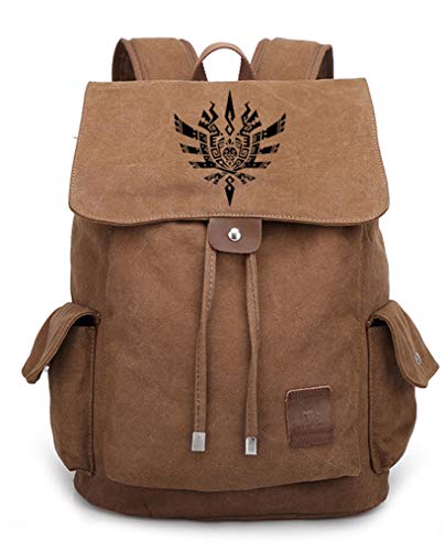 Preisvergleich Produktbild Cosstars Monster Hunter MH Anime Segeltuch Rucksack Schulrucksack Backpack Schultasche