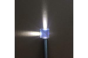 NLLeZ 1pc 15 * 15 * 15mm Optical Glass Strahlteiler Prism, halb-reflektierenden und semi-transparent Cube, Split Verhältnis 5: 5