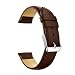 Produktbild Transer® Bandbreite: 20mm Ersatz Uhrenarmband für Daniel Wellington Classic ST Mawes/Classic Black 40MM Uhr Schwarz Braun Kaffee Armbandlänge: 140-205mm Bandbreite: 20mm (Kaffee)