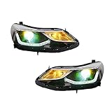 Kommt in einem Paar Scheinwerferbaugruppen [enthalten linke Seite (Fahrerseite) und rechte Seite (Beifahrerseite)], ein Paar HID-Kit [inklusive 2 Vorschaltgeräte und 2 Xenon-Leuchtmittel], alle Leuchtmittel enthalten.