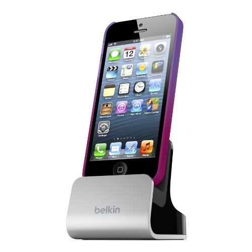 Belkin Lade-Sync Dockingstation (geeignet für Apple iPhone 5/5s/5c, Lightning-Kabel nicht enthalten) - 2