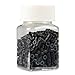 Beauty7 Silicone Micro Rings Beads - 500 Black/Brown/Dark Brown/Light Brown/ Blonde 5mm rings for I Tip Hair Extensions or Feather Hair Extensions (black 500pcs)