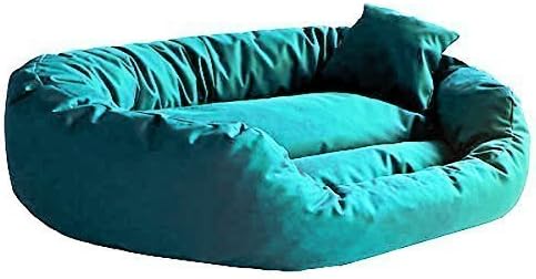 tierlando A15-13 ARES Extra ROBUST Dog sofa Dog bed Size XL+ 125cm Turquoise