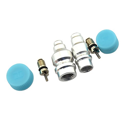 Gazechimp 6pcs Adapter Adapter Anschluss R134A / Klimaanlagen Umrüstsatz R134a - 4