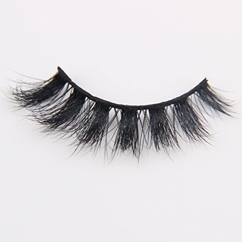 Arimika Handmade Wispy 3D False Eyelashes-Thick Dramatic Looking,Reusable with Sturdy Flexible Band,Cruelty Free