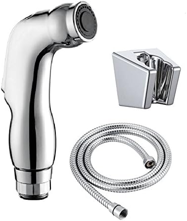Hifina Handheld Bidet Sprayer Toilet Hand Held Bidet Shattaf Cloth Diaper Sprayer with 59 Inch Extra Long Hose And Bracket Holder