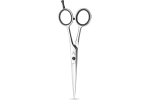 Vida Goods Hair Scissor 6" Professional Hair Cutting Scissors for Salon & Home Use Stainless Steel Barber Shears for Men, Women, Children & Adults (Silver Polished, 6.5 Inches)
