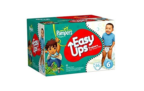 Pampers Easy Ups Trainers For Boys Size 6 66 Count