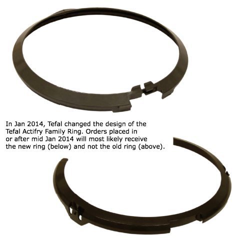 Tefal Anillo de derrames para Tefal, Negro