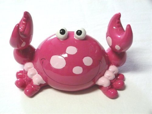 Preisvergleich Produktbild Pink Bobble Claw Crab Coin Bank by kmp