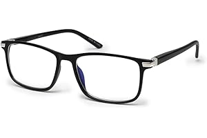 Vecien Blaulichtfilter Brille Computerbrille PC Gaming Anti UV400 Damen und Herren Ohne Stärke Entspiegelt