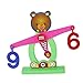 SODIAL(R) Colorful Plastic Bear Balance Scale Numbers Children Educational Toy