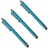 Color: Azul Shot Case - Juego de 3 Gran Estilete X3 para Zopo Speed 8 Smartphone/Tablet Azul