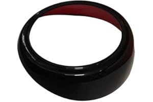 Carbon My Ride CMR X6 E71 Black Rear Badge Surround - E71 2008-15 X6M Chrome Cover Roundel Emblem Ring Modification Accessories