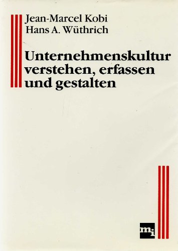 Preisvergleich Produktbild Unternehmenskultur verstehen, erfassen und gestalten
