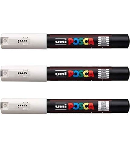Faber-Castell uni-ball 186830 - Set di pennarelli POSCA, confezione da 20, incl. istruzioni per 3 caratteri graffiti
