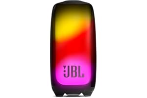JBL PULSE 5 Speaker Wireless Bluetooth Portatile, Gioco di Luci, Waterproof e Resistente alla Polvere IP67, Fino a 12 h di Autonomia, Nero