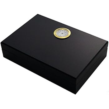 Mini Humidor Pianolack schwarz inkl. Lifestyle-Ambiente Tastingbogen