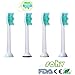 Produktbild Sohv® Aufsteckbürsten. Philips Sonicare ProResults Ersatz. Voll Kompatibel zu den folgenden elektrischen Zahnbürstenmodellen von Philips: DiamondClean, FlexCare, FlexCare Platinum, FlexCare(+), HealthyWhite, 2 Series, EasyClean and PowerUp,4stk (1x4))