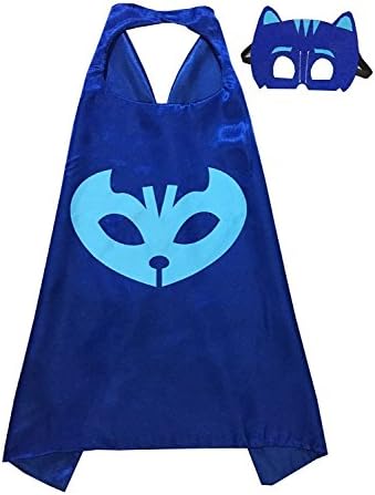 YGQL PJ Masks Costumes For Kids Catboy Mask with Cape (27.5 inches)