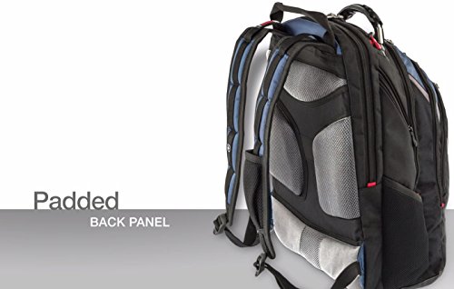 Wenger 600638 IBEX 17″ Laptop Backpack , Triple Protect compartment with iPad/Tablet / eReader Pocket in Blue {25 Litres} - 4