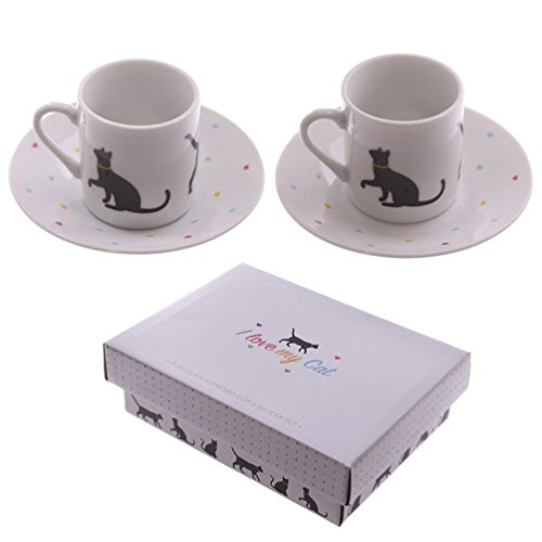 Espresso-Tasse-Untertasse-2er-Set-I-Love-My-Cat