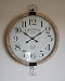 Produktbild Große Wanduhr Taschenuhr Vintage mit S-Haken