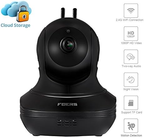 Wireless Security Camera, Paimeier Cloud Storage Live Steam Baby/Dog Monitor Night Vision HD Home Surveillance Cameras with Motion Sounds Detection Pan/Tilt