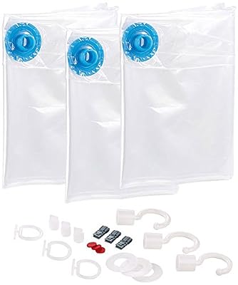 Pearl Sacs de rangement sous vide avec crochet de cintre (x3) - 70 x 100 cm