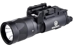 QIRUIMY X300 Vampire Strobe Light,400 Lumens Tactical Torch LED Flashlight (Black)