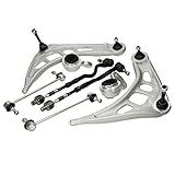 como cambiar cerradura maletero seat ibiza 6l 2 x Barra oscilante izquierda y derecha, 2 x Soporte, cojinete brazo oscilante izquierdo y derecho