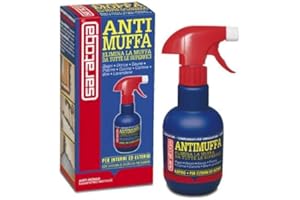 SARATOGA INT.SFORZA SPA Antimuffa rapido per esterni e interni ml.500 Rapido Combatte energicamente contro la formazione di muffe, alghe, muschi e licheni.