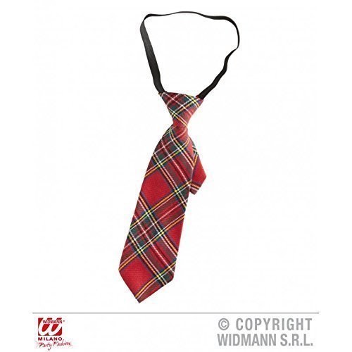Preisvergleich Produktbild Rot - karierte Schulmädchen - Krawatte im Hipsterlook