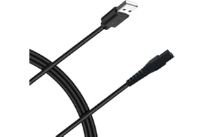 BOUGE Cable de carga USB para Skull Shaver Pitbull Gold PRO, Skull Shaver Pitbull Platinum Pro, Skull Shaver Palm, reemplazo del cargador de alimentación para Skull Pitbull Gold PRO Pitbull