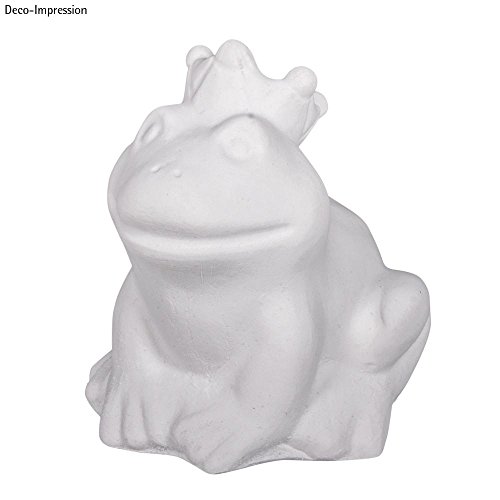 RAYHER 34303000 Latex Vollform-Gießform: Froschkönig, 9×8, 5cm, 1 Stück, Div. Materialien, Rot, 19 x 13 x 3.5 cm - 4