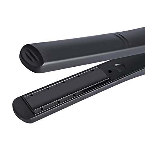 HuaTianMAO Five Files Temperature Control Ceramics Without Hurting The Hair Anion Hair Straightener Straight Hair Hairdressing  Color   Black 