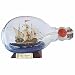 Produktbild Buddelschiff "Santa Maria", in einer Dimple Flasche, Flaschenschiff 15 cm