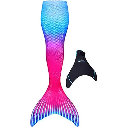 Coda Da Sirena Planet Mermaid Per Bambine - 2 Pezzi, Monopinna Resistente | Per Nuoto E Gioco - Foto 6