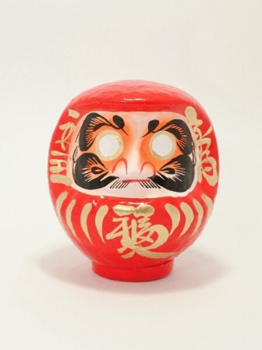 JAPAN CRAFT: LUCKY DOLL - Daruma, tamaño 2, color naranja - SUCCESS EN SCHOOL