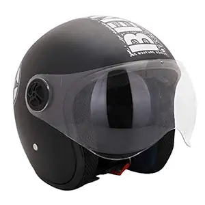 Two Wheeler ISI Marked Guardian Cruiser Open face Helmet for Unisex Adult