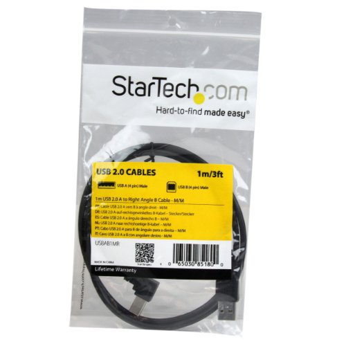 StarTech USBAB1MR USB 2.0 A auf B USB Kabel 1m schwarz - 6