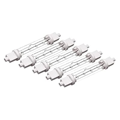 5 Pack Catering Heat Lamps 200w 118mm by UCI Ltd, Clear (JIR-200W-118-R7S-5)