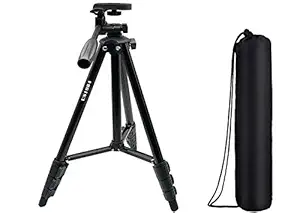 US1984 56-Inch Lightweight Professional Tripod with Bag, Tripod for Camera with Strong Build Quality (4.6 Feet)